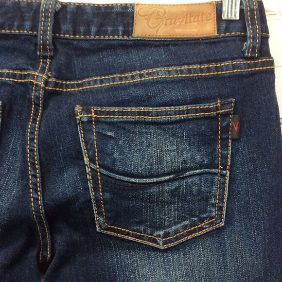 Gravitate Jeans Women’s Size 10X32 Purple Flame Denim Bootcut Motorcycle Festive - Picture 9 of 11